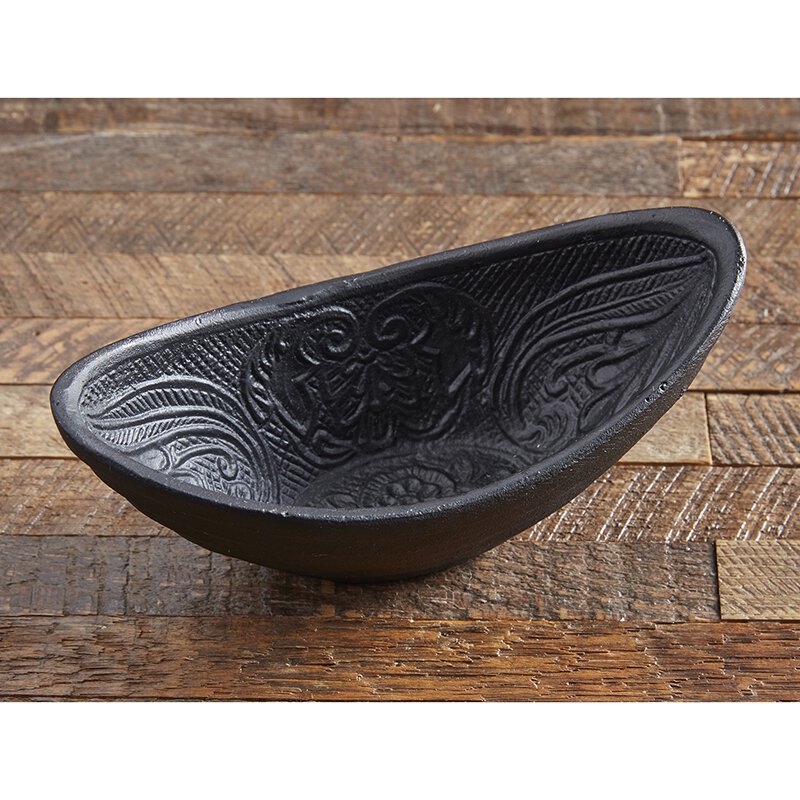 MR743 - Cast Iron - Oval Bowl by CBGifts